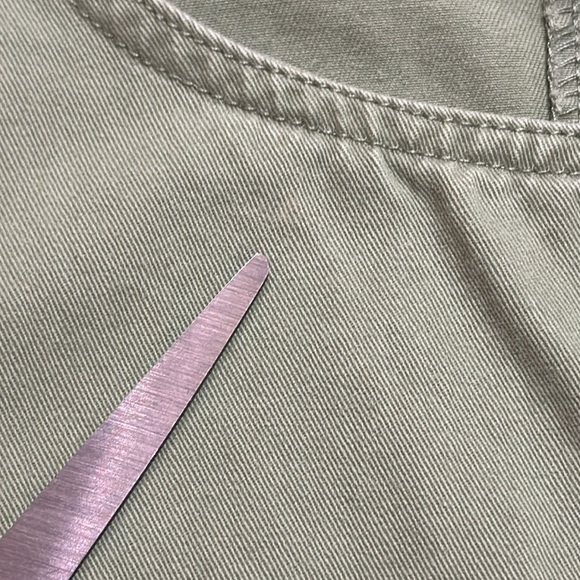 Y2K 90's Midi Overall Dress with Pockets Khaki - Picture 7 of 15